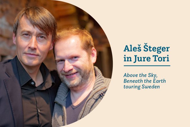 Naslovnica: Literary-musical performance of Aleš Šteger and Jure Tori heading north