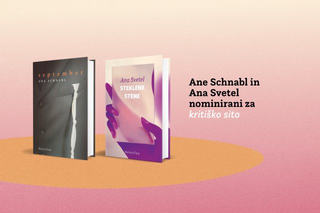 Naslovnica: Ana Schnabl in Ana Svetel nominirani za kritiško sito