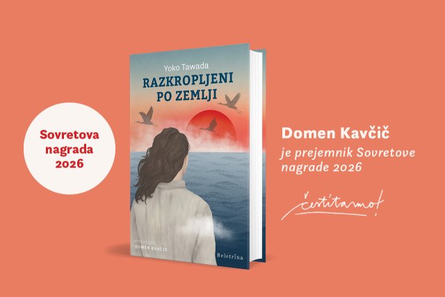 Naslovnica: Domen Kavčič je prejemnik Sovretove nagrade 2026
